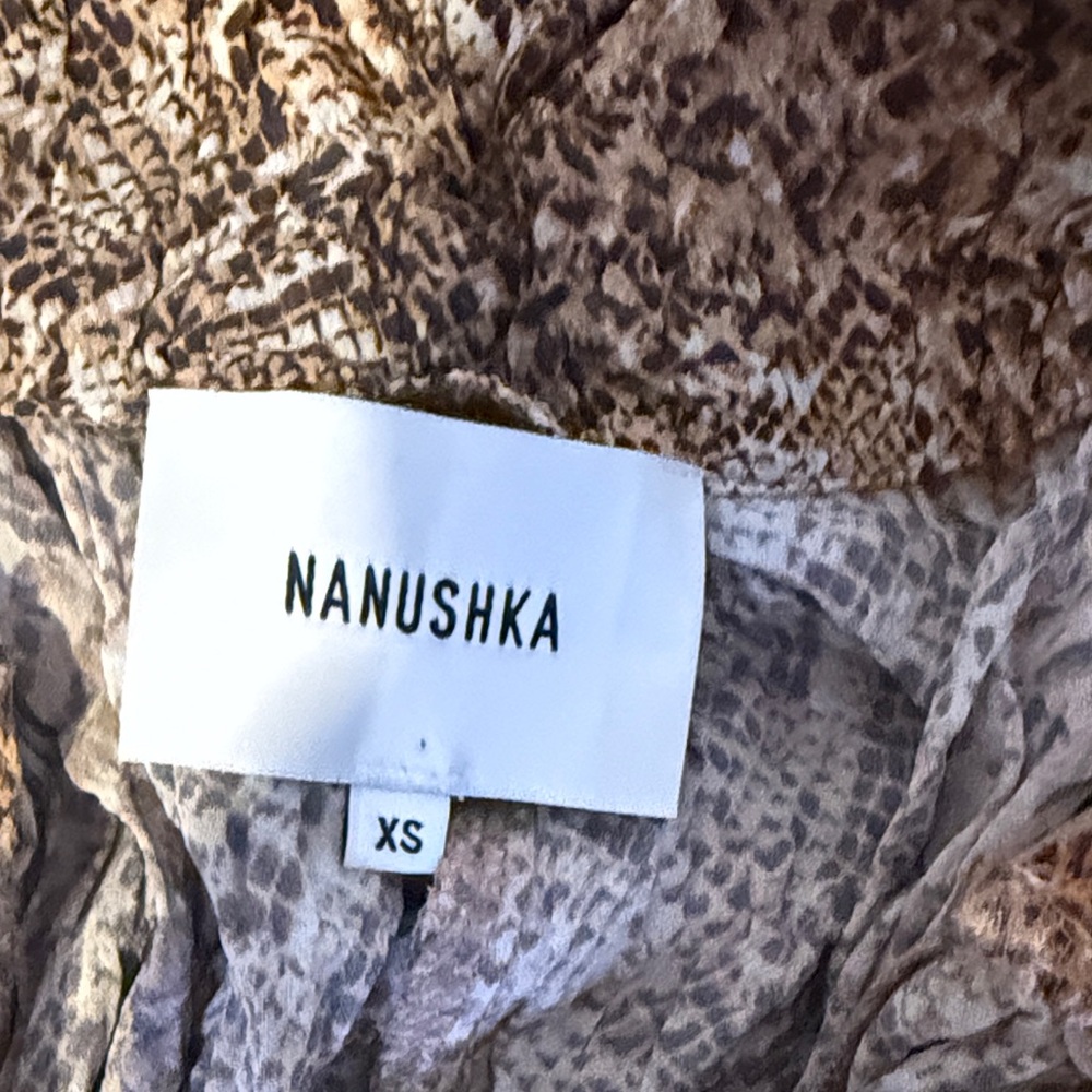 Nanushka Patterned Wide Leg Pants - Picture 4 of 4
